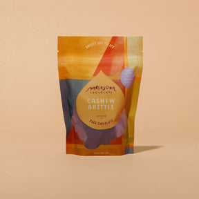 Cashew Brittle Covered in Dark Chocolate