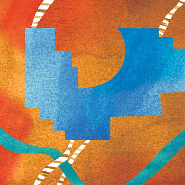 Watercolor artwork for Chocolate Bar: Monsoon Chocolate Bejofo Estate Madagascar 64% Dark Milk Chocolate